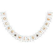 Young Wild and Three Forest Birthday Banner (Alle)