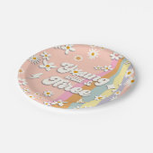 Young Wild and Three Groovy 3rd Birthday Bord (Gekanteld)