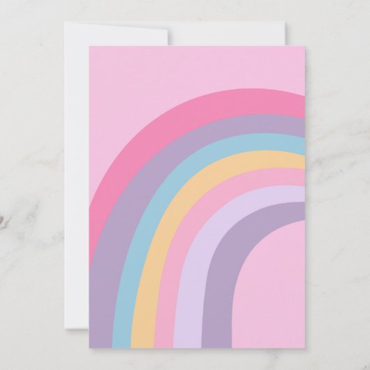 Young Wild and Three Hippie 3rd Birthday Party Kaart (Achterkant)