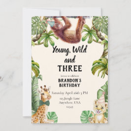 Young, wild and three kaart