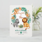 Young Wild and Three Kaart (Staand voorkant)