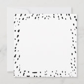 Young Wild and Three Safari Animal Print Birthday Kaart (Achterkant)