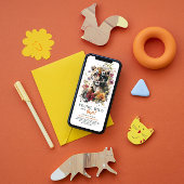 Young Wild Drie 3rd Birthday Kinder Cute Tiger Kaart