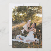 Young Wild Drie Waterverf Flowers 3rd Birthday Kaart (Achterkant)