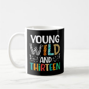 Young Wild en dertien 13e verjaardag meisjes jonge Koffiemok