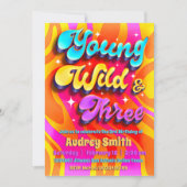 Young Wild en Drie - Groovy  Kaart (Voorkant)