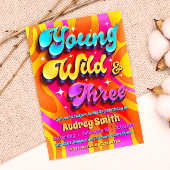 Young Wild en Drie - Groovy  Kaart