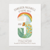 Young Wild en drie Naturen geïnspireerd op verjaar Briefkaart (Voorkant)