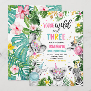 Young Wild en drie Safari Oerwouden Kaart