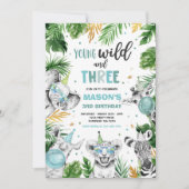 Young Wild en drie Safari Oerwouden Kaart (Voorkant)