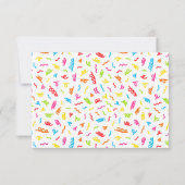 Young Wild en drie verjaardagsfeestfoto Kaart (Achterkant)