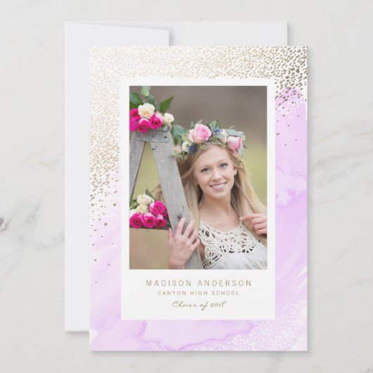 Young Wild en Free Afstuderen Aankondiging (Voorkant)