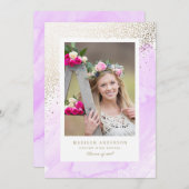 Young Wild en Free Afstuderen Aankondiging (Voorkant / Achterkant)