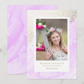 Young Wild en Free Afstuderen Aankondiging (Voorkant / Achterkant)