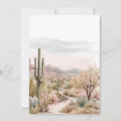 Young Wild en Three Desert Cowgirl Verjaardag Kaart (Achterkant)