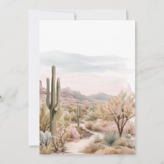 Young Wild en Three Desert Cowgirl Verjaardag Kaart (Achterkant)