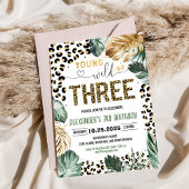 Young Wild en Three Leopard drukken Oerwoud verjaa Kaart