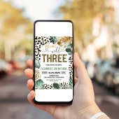 Young Wild en Three Leopard drukken Oerwoud verjaa Kaart