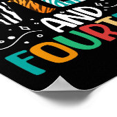 Young Wild en veertien 14e verjaardag meisjes jong Poster (Hoek)