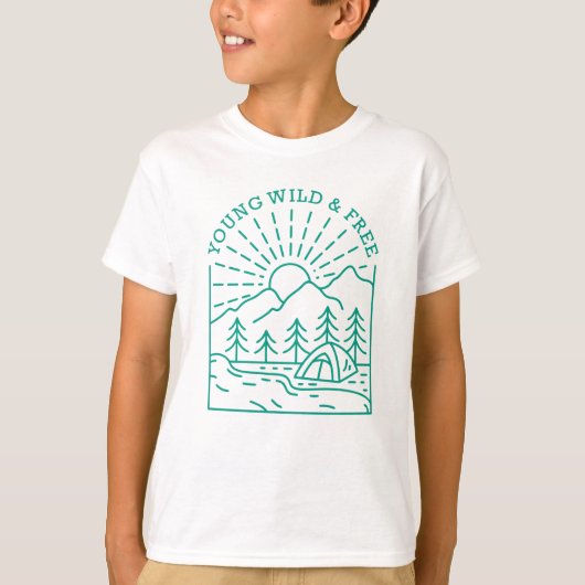 Young Wild Free T-shirt (Voorkant)
