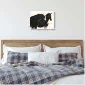 Young Wild Stallions Canvas Afdruk (Insitu (Slaapkamer))
