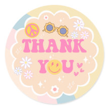 Young, Wild & Three Birthday Bedankt Sticker