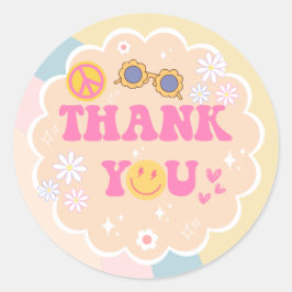 Young, Wild & Three Birthday Bedankt Sticker