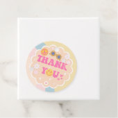 Young, Wild & Three Birthday Bedankt Sticker Bedankjes Labels (In situ)