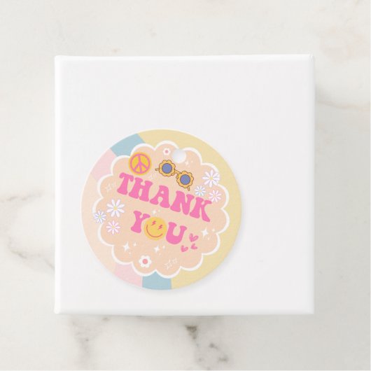 Young, Wild & Three Birthday Bedankt Sticker Bedankjes Labels (In situ)