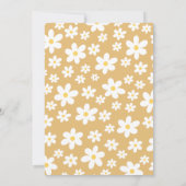 Young, Wild & Three Daisy Invitation | Daisies Kaart (Achterkant)