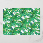 Young Wild & Three Dinosaur Boys 3rd Birthday Real Folie Uitnodiging (Achterkant)