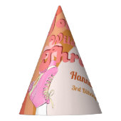 Young Wild & Three Groovy Daisy 3rd Verjaardagsfee Feesthoedjes (Voorkant)