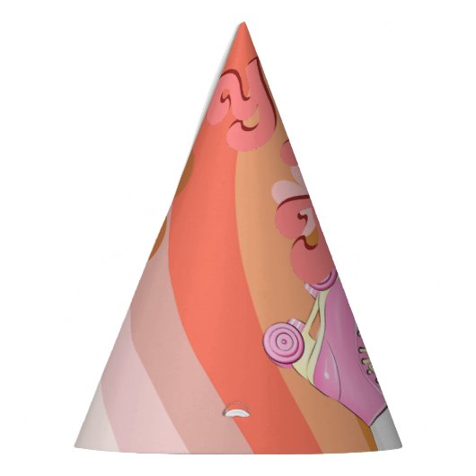 Young Wild & Three Groovy Daisy 3rd Verjaardagsfee Feesthoedjes (Links)