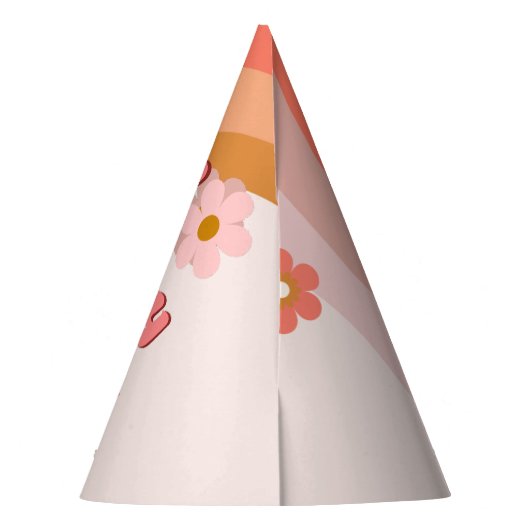 Young Wild & Three Groovy Daisy 3rd Verjaardagsfee Feesthoedjes (Achterkant)