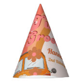 Young Wild & Three Groovy Daisy 3rd Verjaardagsfee Feesthoedjes (Voorkant)