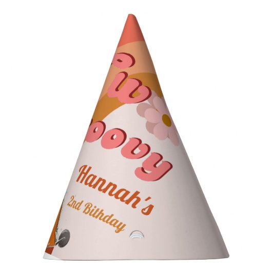 Young Wild & Three Groovy Daisy 3rd Verjaardagsfee Feesthoedjes (Rechts)