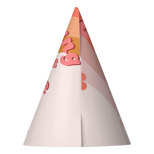 Young Wild & Three Groovy Daisy 3rd Verjaardagsfee Feesthoedjes (Achterkant)