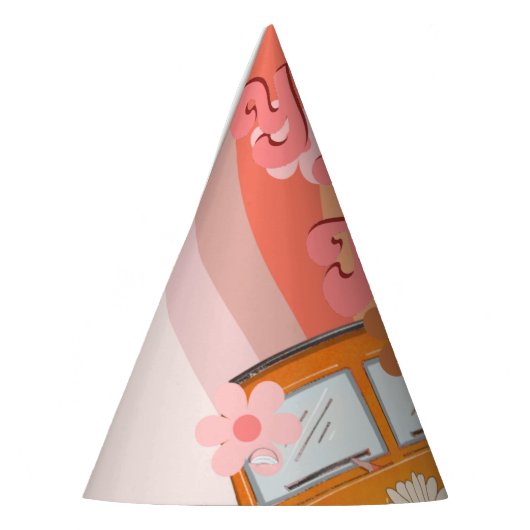 Young Wild & Three Groovy Daisy 3rd Verjaardagsfee Feesthoedjes (Links)