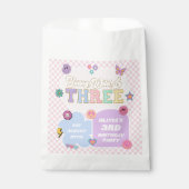 Young Wild & Three Preppy Patch 3e verjaardagsfees Bedankzakje (Voorkant)