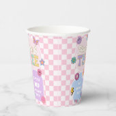 Young Wild & Three Preppy Patch 3e verjaardagsfees Papieren Bekers (Rechts)