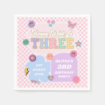 Young Wild & Three Preppy Patch 3e verjaardagsfees