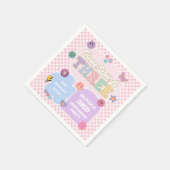 Young Wild & Three Preppy Patch 3e verjaardagsfees Servet (Hoek)