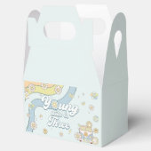 Young Wild Three Retro Rainbow 3rd Birthday Bedankdoosjes (Geopend)