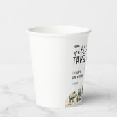 Young Wild Three Safari 3e verjaardag welkomstbord Papieren Bekers (Rechts)