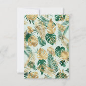 Young Wild Three Safari Pastel Green 3rd Birthday Kaart (Achterkant)