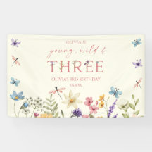 Young Wild & Three Wildflower 3de verjaardagsfeest