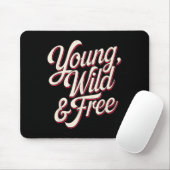 Young Wild Women Motivational Men Kids  Muismat (Met muis)