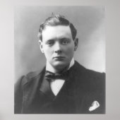 Young Winston Churchill Poster (Voorkant)