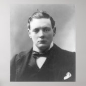 Young Winston Churchill Poster (Voorkant)