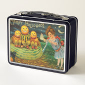 Young Witch's Brew: Pompoen Mannen op Magick Altar (Achterkant)